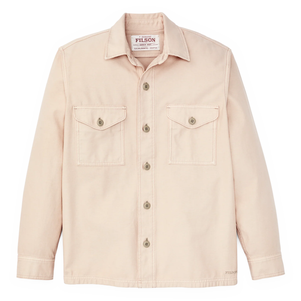 Field Jac-Shirt (Rever.Sateen) Washed Oatmeal