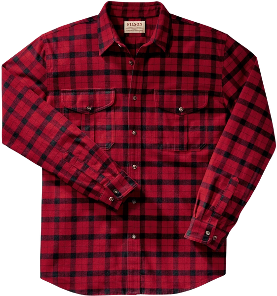 M's Alaskan Guide Shirt Plaid Red Black