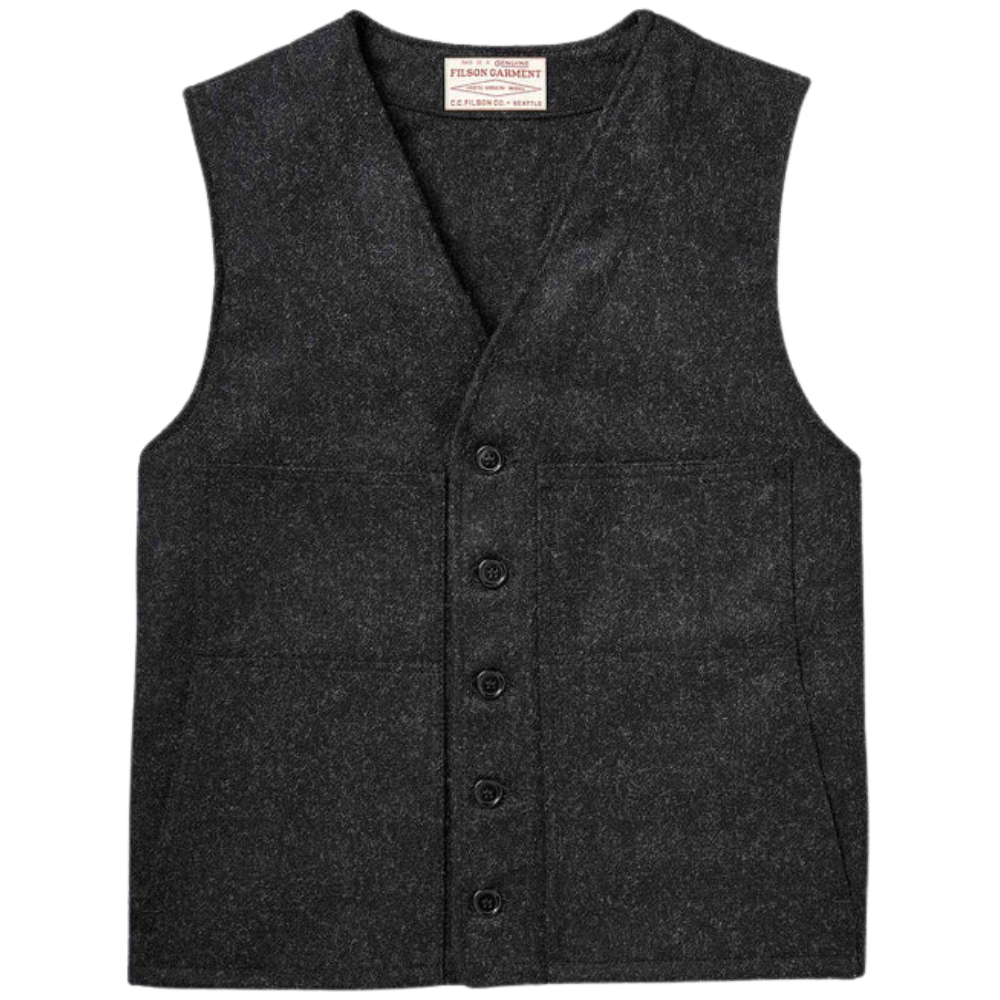 Mackinaw Wool Vest Charcoal