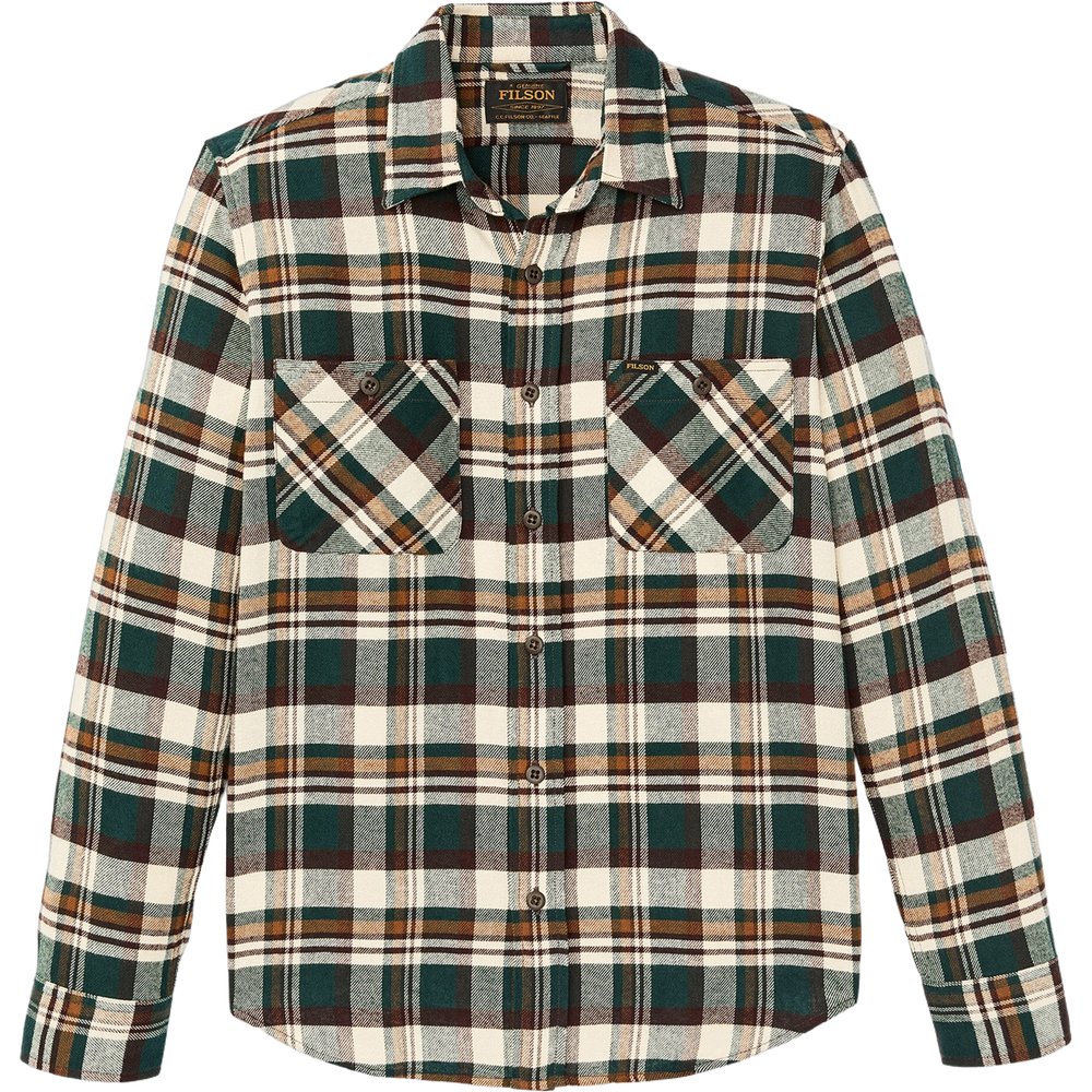 The Rangeland Flannel Shirt Green / Bronze Plaid