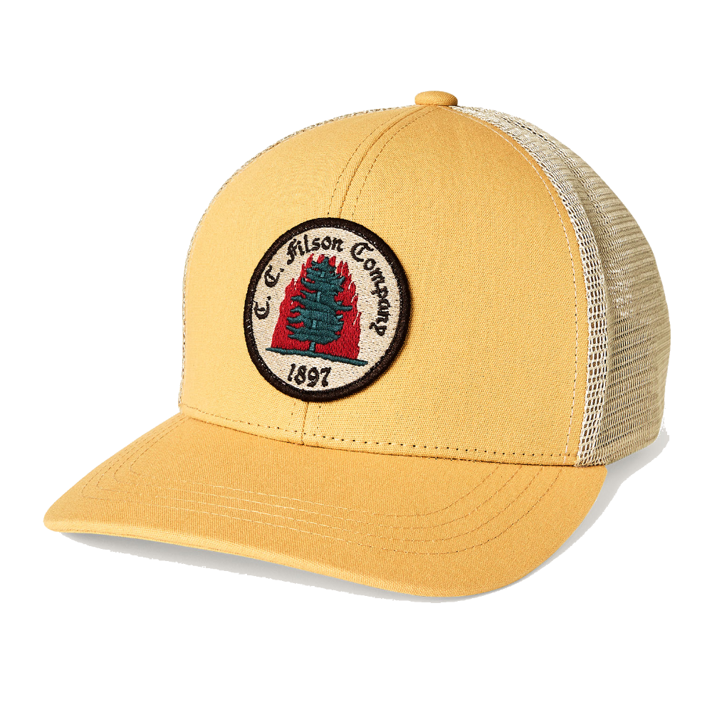 Wildfire Logger Mesh Cap Vintage Gold