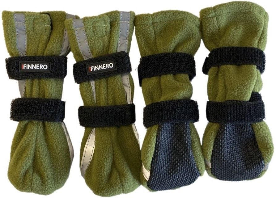 Hundsko HALLA Reflex Grön M-L 4-pack