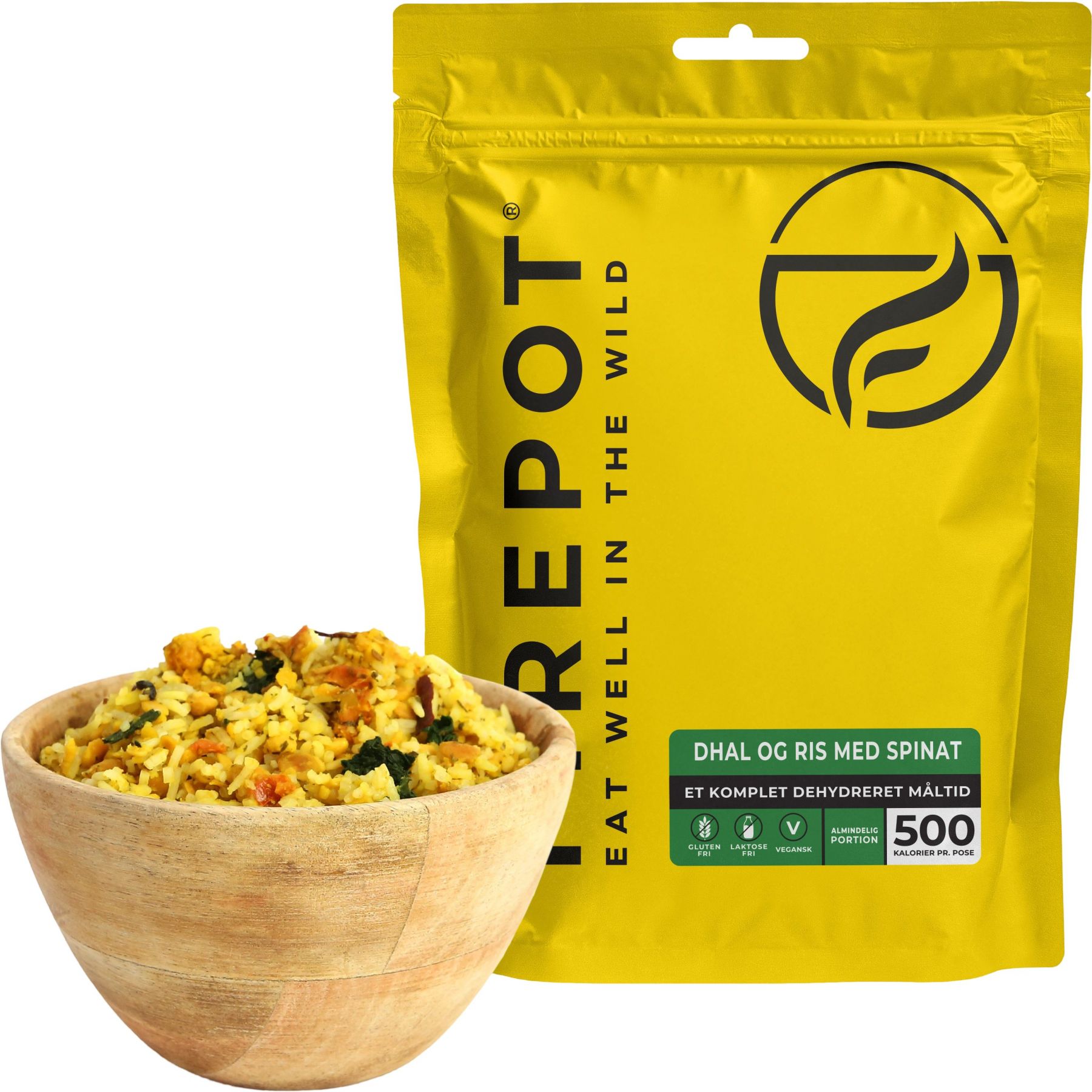 Firepot Dhal og Ris med Spinat