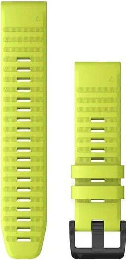 6 QuickFit 22mm Watch Band Amp Yellow Silicone