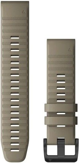 6 QuickFit 22mm Watch Band Dark Sandstone Silicone