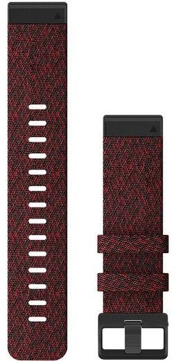 6 QuickFit 22mm Watch Band Heathered Red Nylon