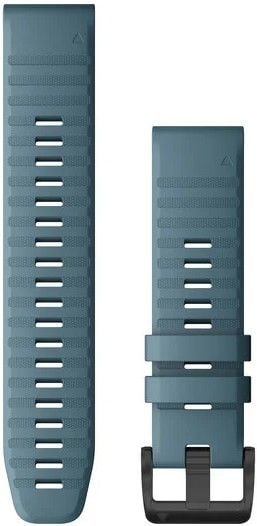 6 QuickFit 22mm Watch Band Lakeside Blue Silicone