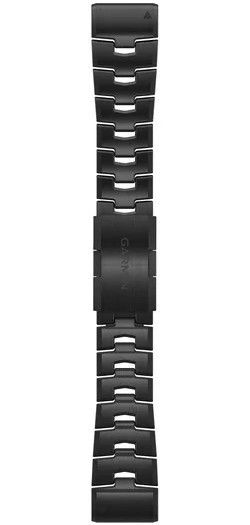 6X QuickFit 26mm Watch Band Carbon Gray DLC Titanium