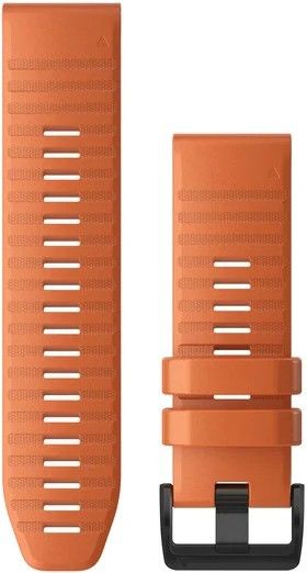 6X QuickFit 26mm Watch Band Ember Orange Silicone