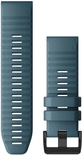 6X QuickFit 26mm Watch Band Lakeside Blue Silicone