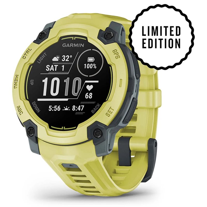 Instinct E.45 mm. ElectricLimeBezel w/ E