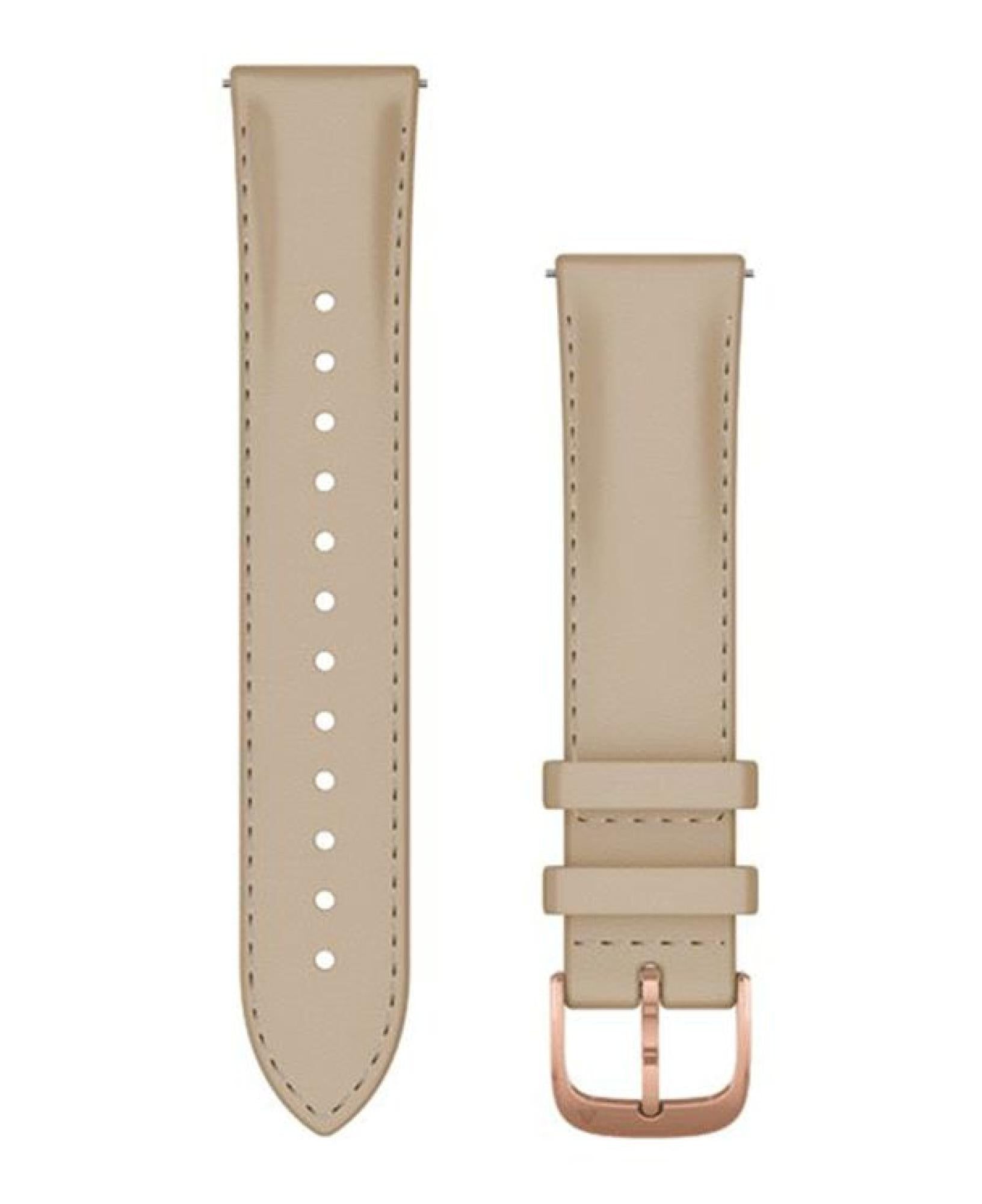 Quick Release 20 Leather 18K Rose Sand