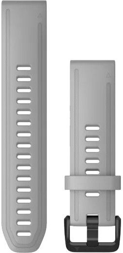 QuickFit 20 mm Watch Band Powder Gray Silicone