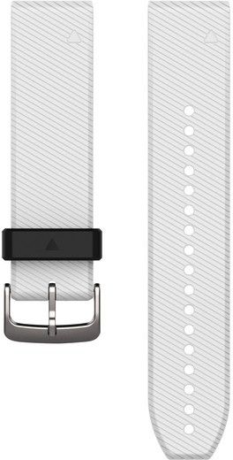 QuickFit 22 mm Armbånd Hvit Silikon