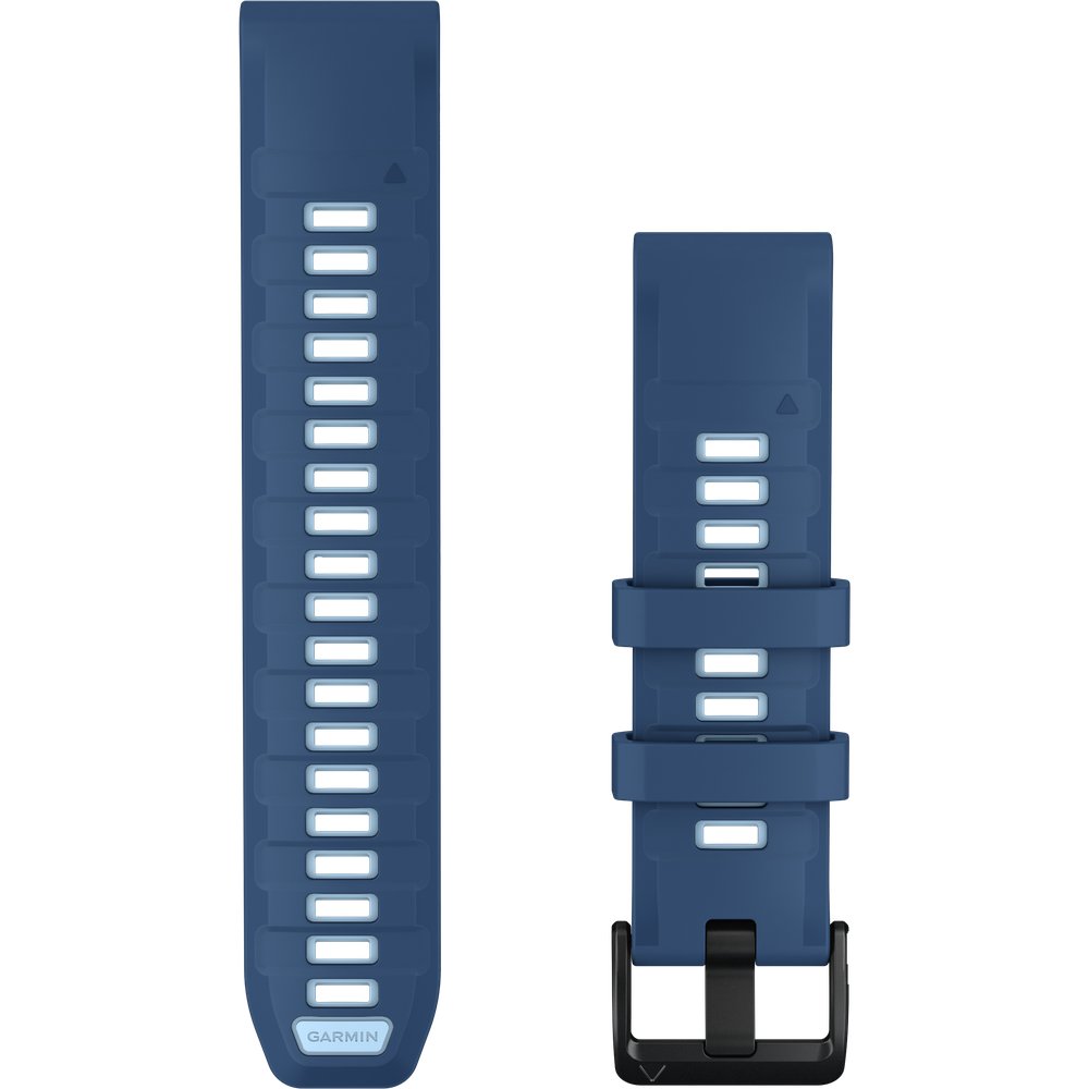 Quickfit 22 Watch Band Tidal Blue/Ice Blue Silicone