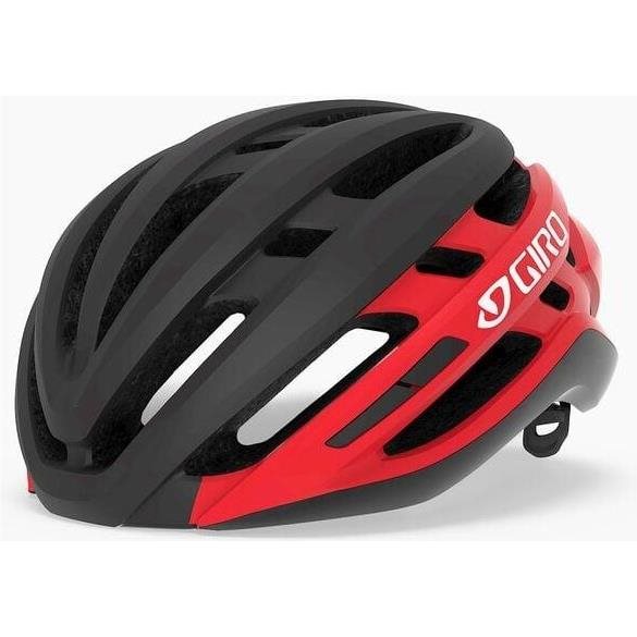 Agilis MIPS Matte Black/Bright Red