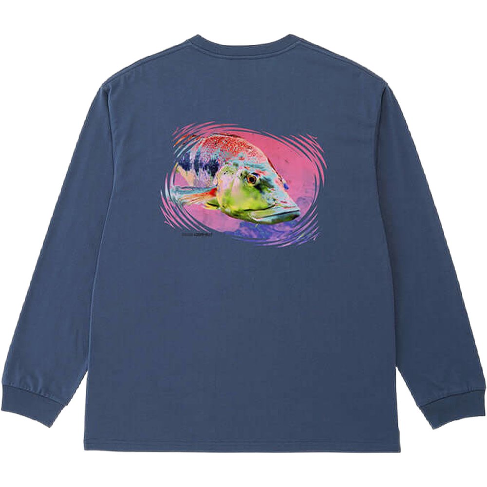 Bass L/S Tee Navy