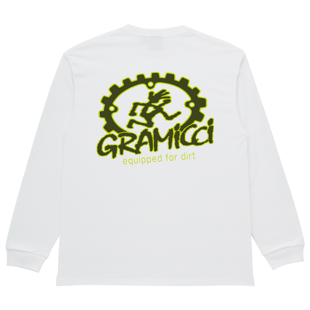 Equipped For Dirt L/S Tee White