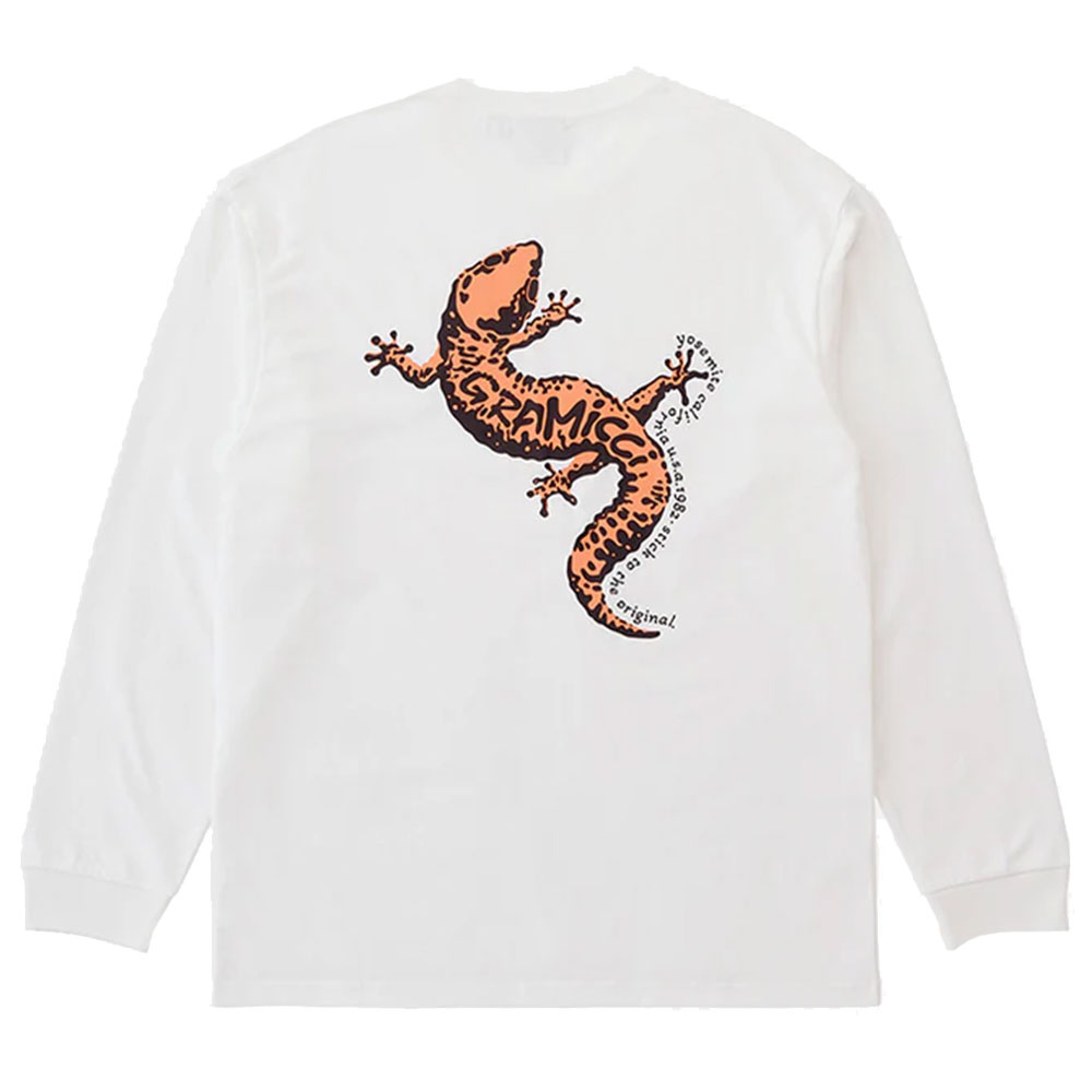 Gecko L/S Tee Hvit
