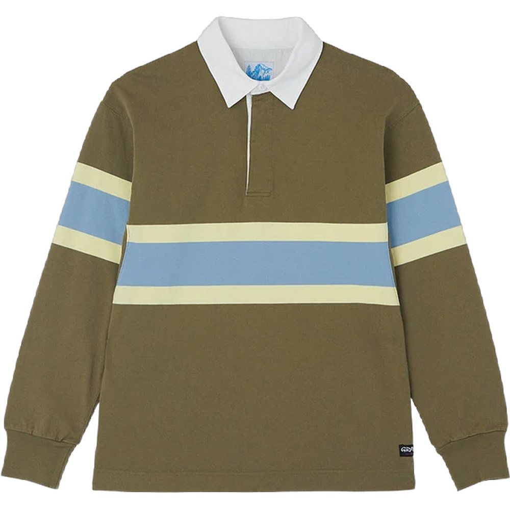 Langdon Rugby Shirt Winter Olive