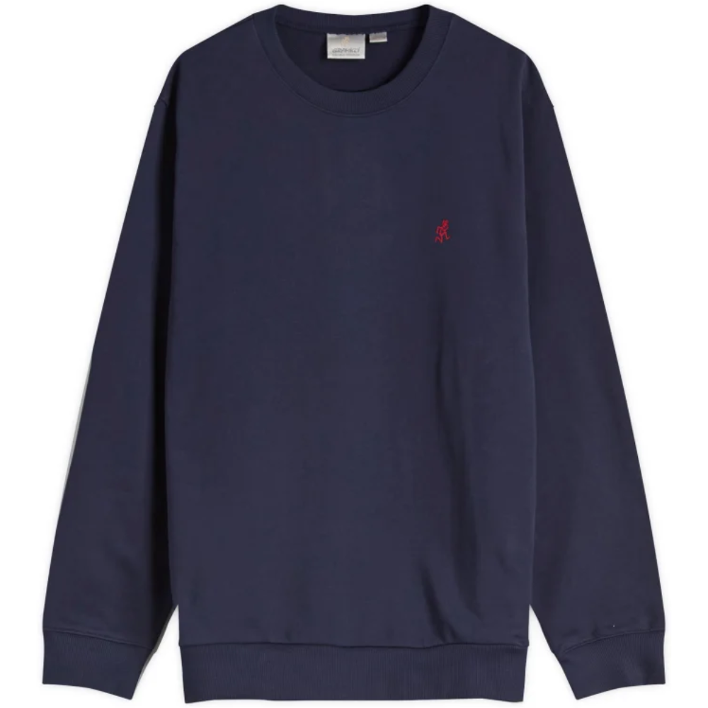 One Point Crew Sweatshirt Dark Navy
