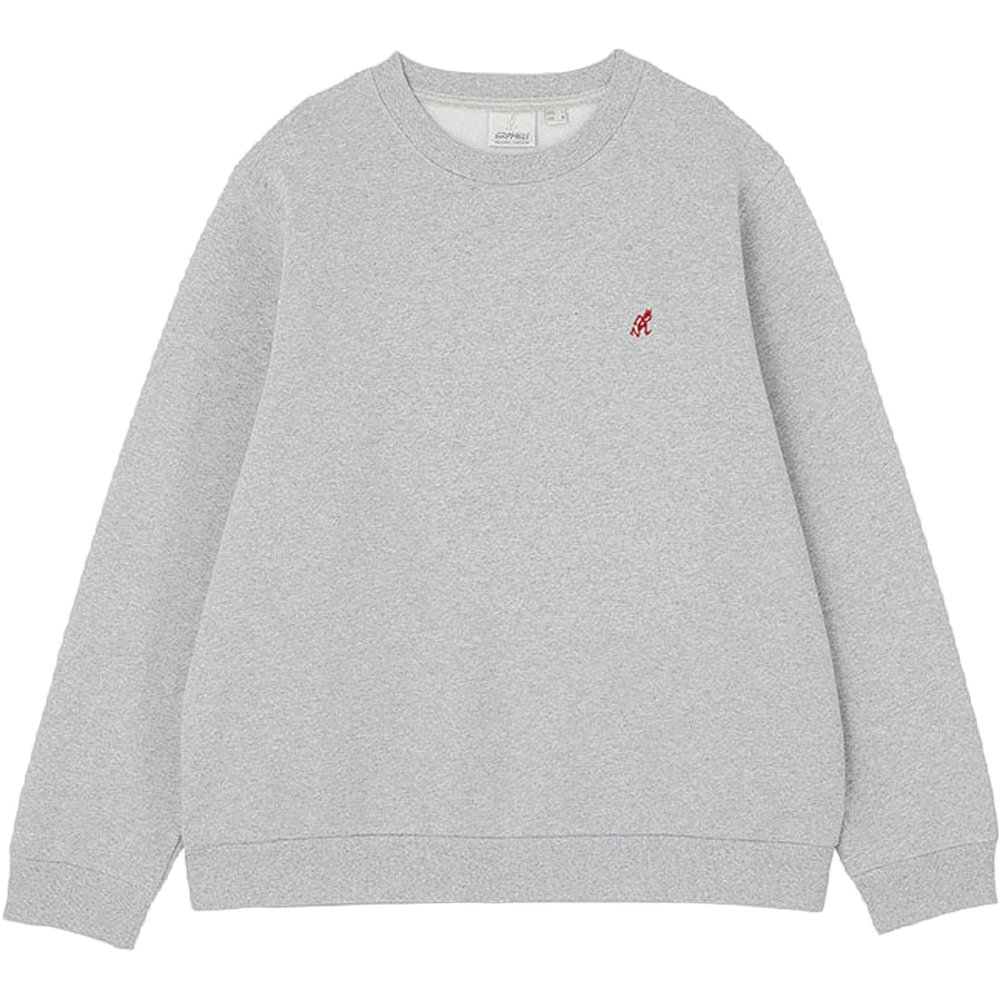 One Point Crew Sweatshirt Grey Heather