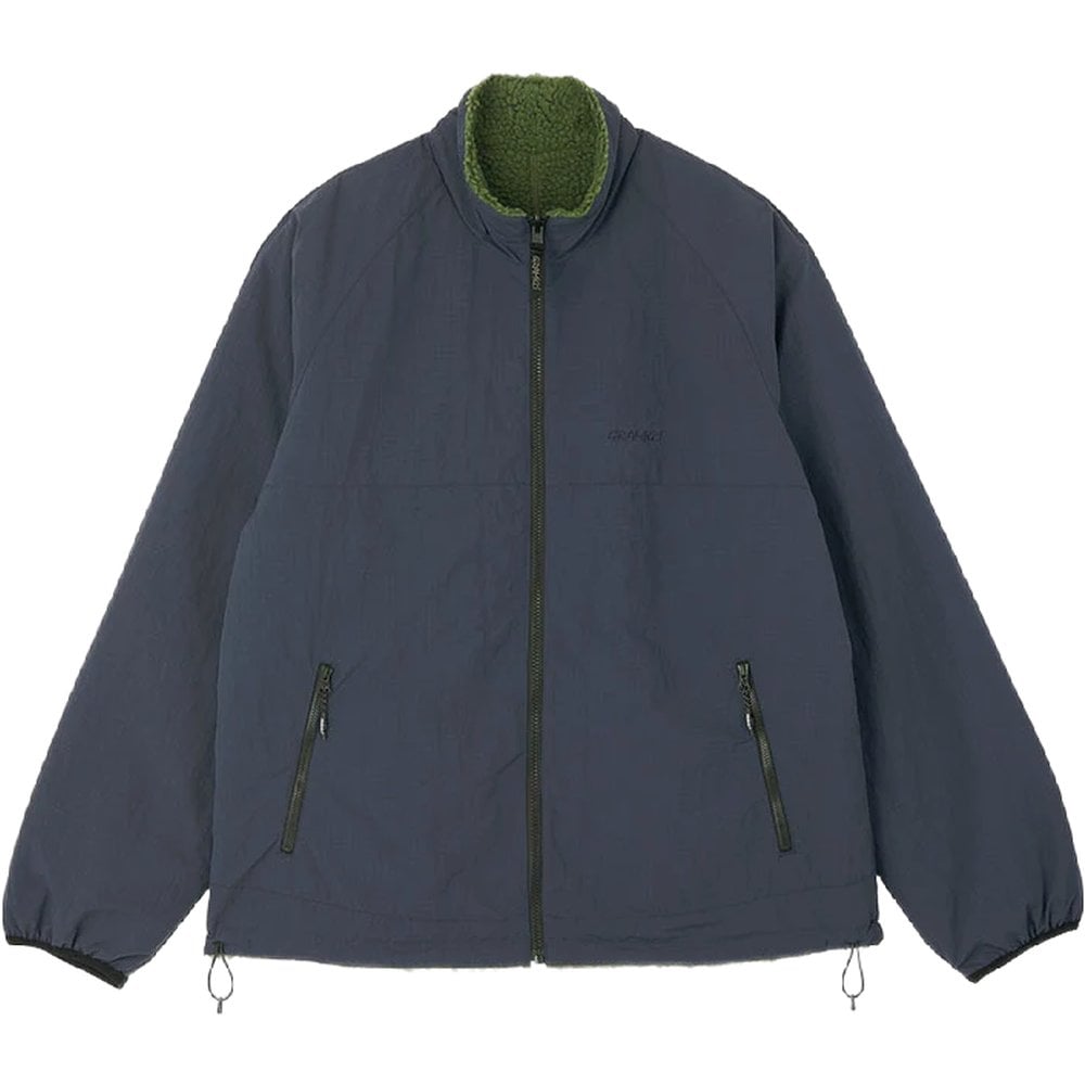Reversible Sherpa Jacket Olive/Navy
