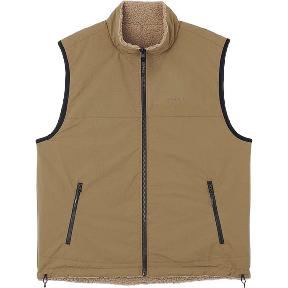Reversible Sherpa Vest Beige/Tan