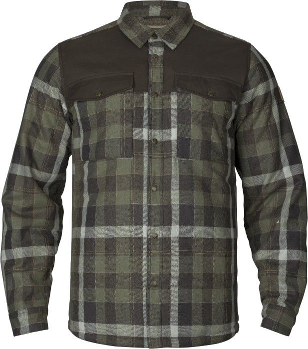 Asmund Insulated Wool Shirt Willow Green/Phantom