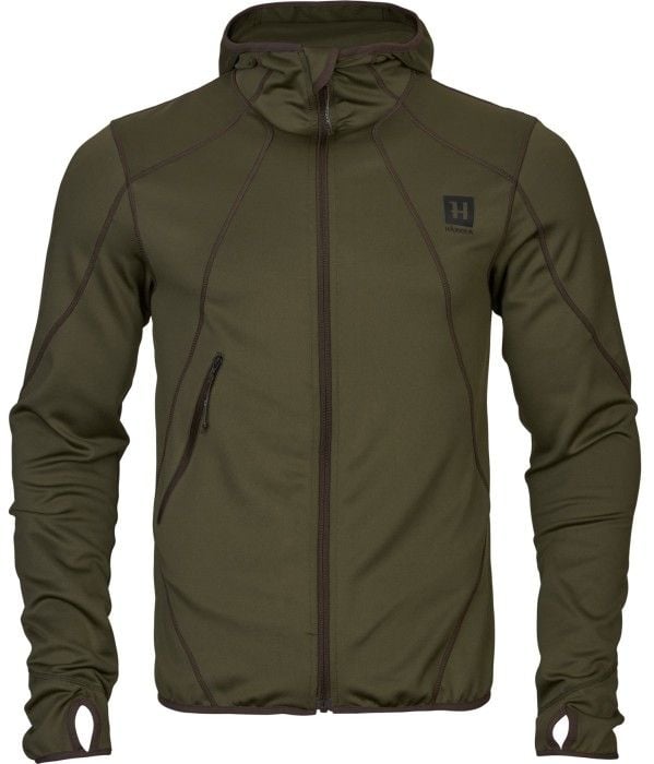 Deer Stalker Full-Zip Fleece Hoodie Willow Green