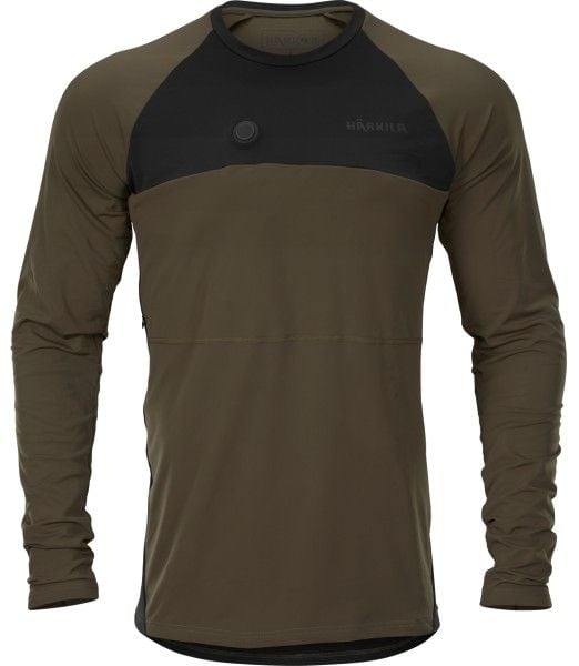 Heat L/S T-Shirt Willow Green/Black