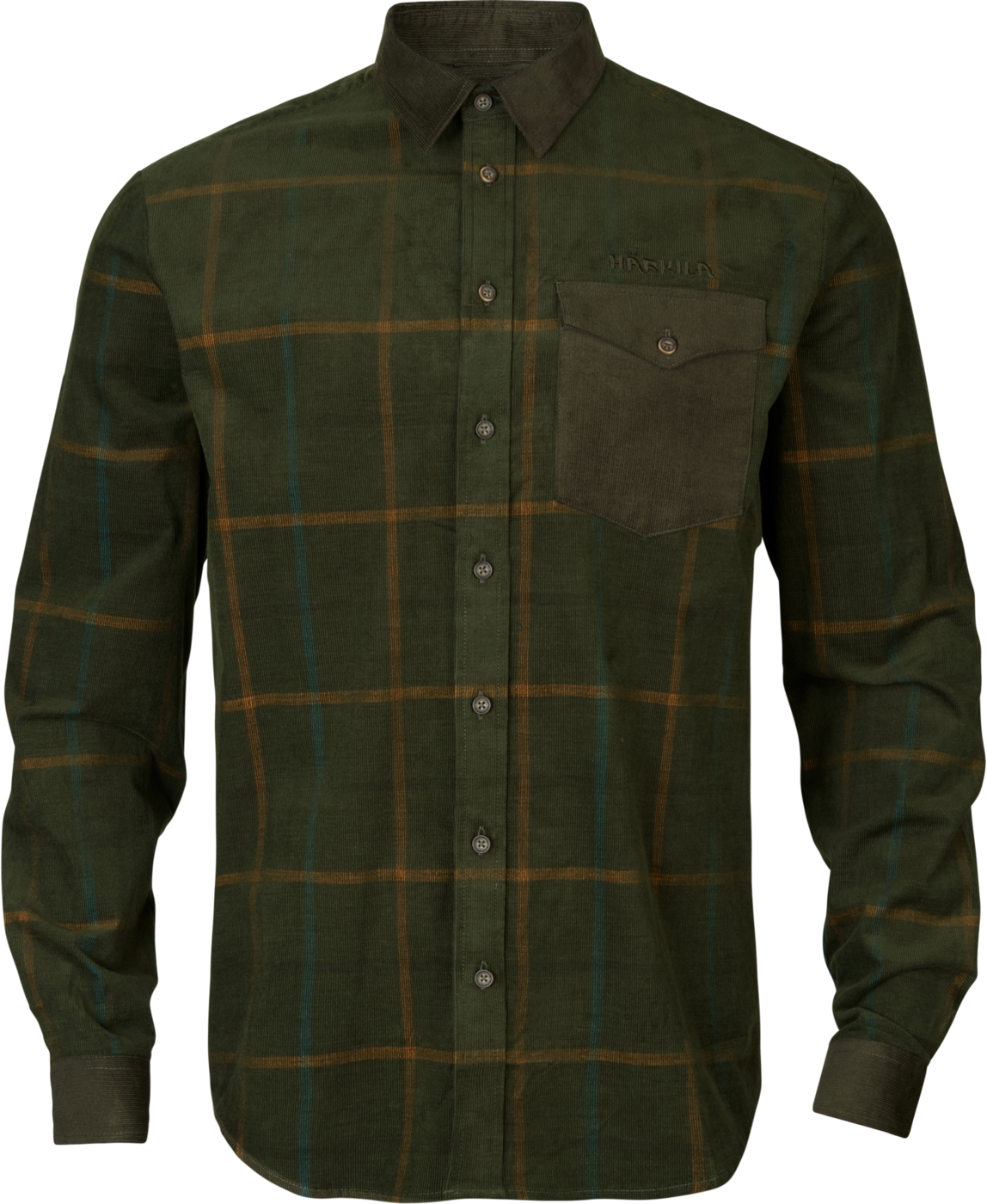 Kaldfjord Sammet Rutete Skjorte Willow Green Check