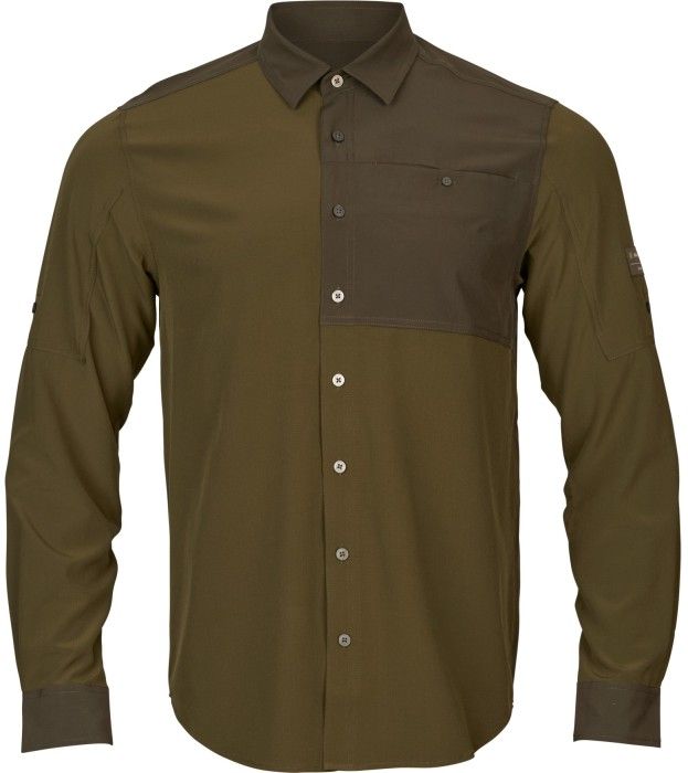 Logmar weight L/S Shirt Dark Olive/Willow Green