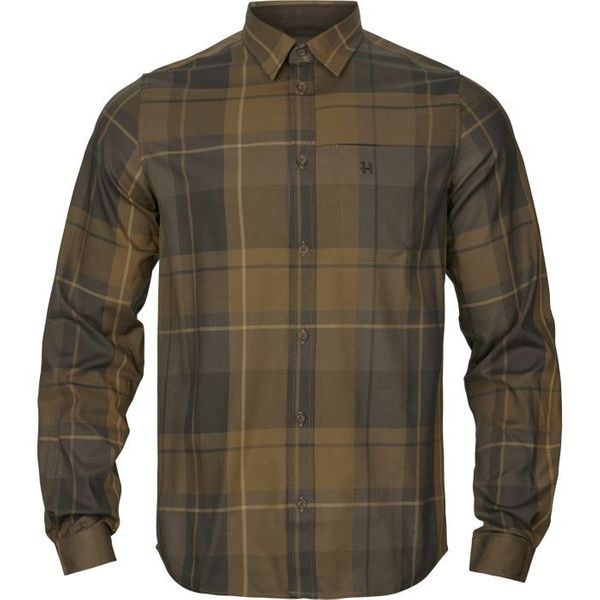 M's Akse Long-Sleeved Shirt Willow Green Check