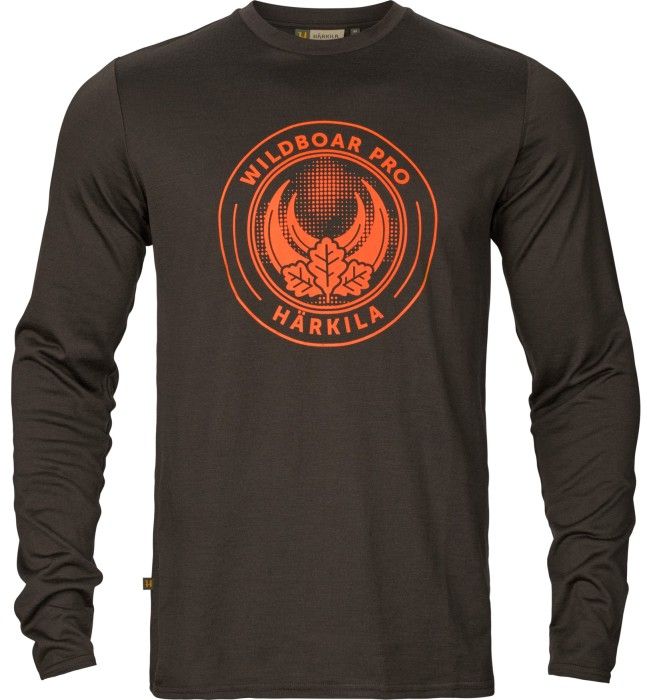 M's Game Long-Sleeved T-Shirt Shadow Brown Wildboar