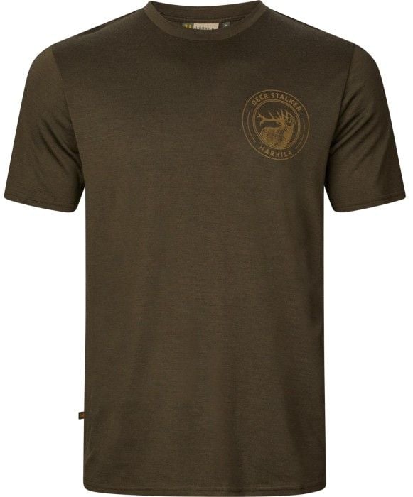 M's Game Short-Sleeved T-Shirt Willow Green Stag Willow Green Moose