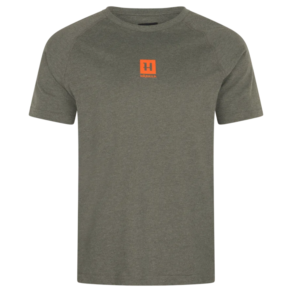 M's Härkila Instinct Kortärmad T-Shirt Green Melange