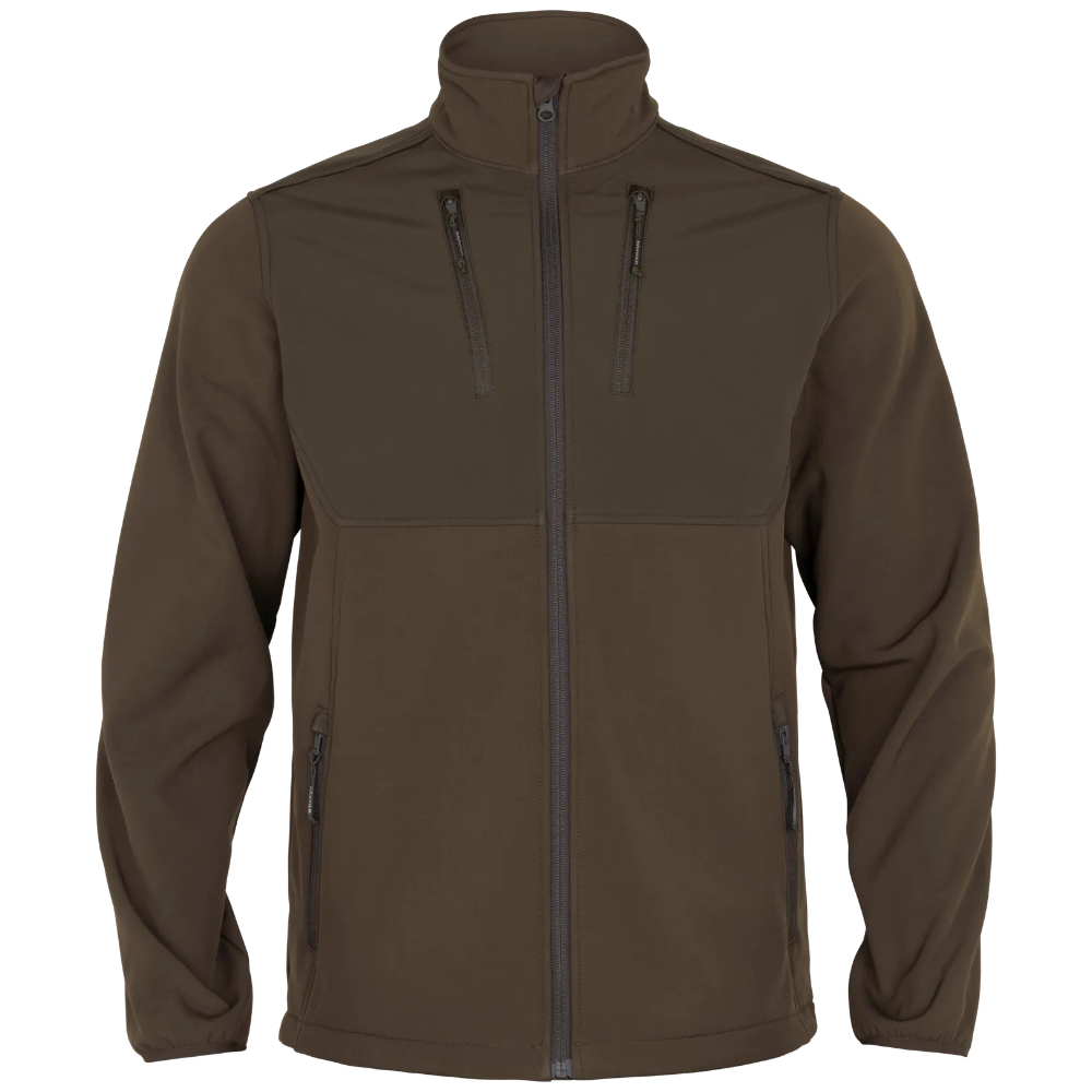 M's Härkila Scandinavian Softshelljacka Willow Green/Shadow Brown