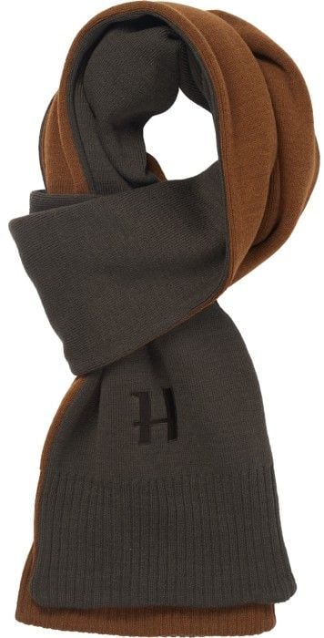 M's Reversible Scarf Shadow Brown/Rustique Clay