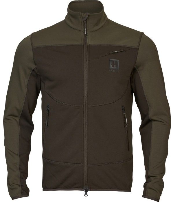 Olaf Fleece Jacket Shadow Brown/Forest Night