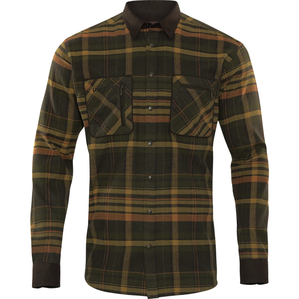 Pajala Shirt Green/Brown