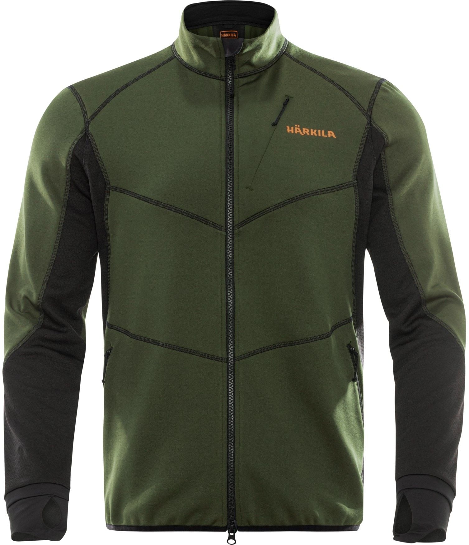 Scandinavian Fleece Jacket Green/Black