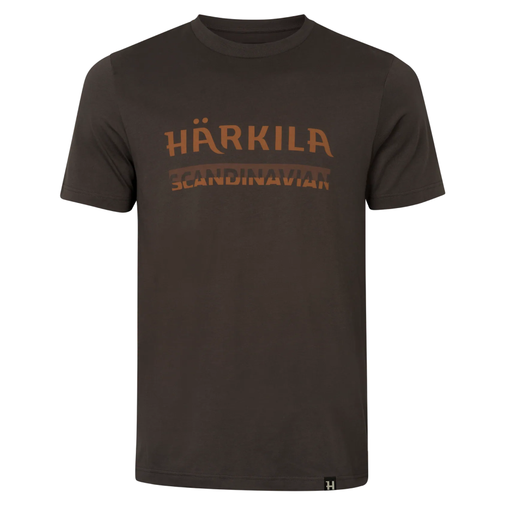 Scandinavian Kortermet Skjorte Shadow Brown