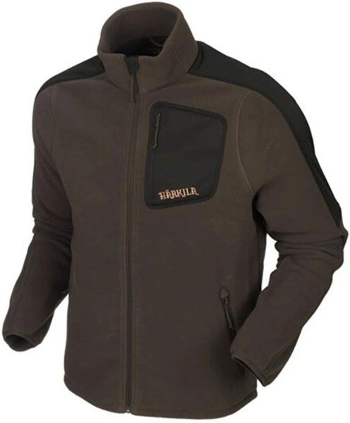 Venjan Fleece Jacket Brown/Willow Green