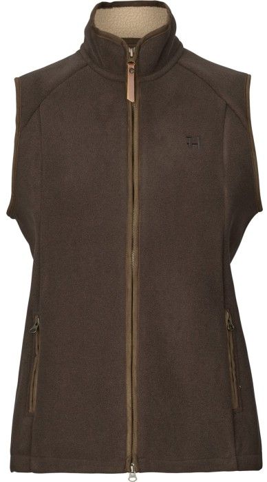 W's Sandhem Sherpa Fleece Vest Demitasse Brown