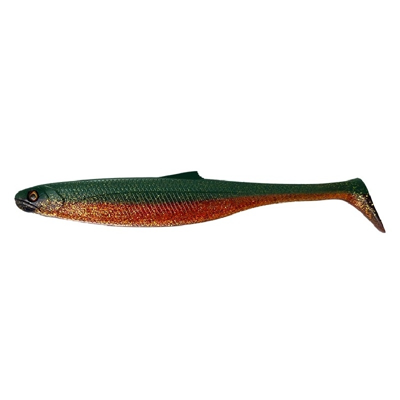 Headbanger Banger Shad 12cm 9g - Motoroil/Green 5pcs