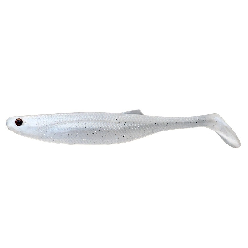 Headbanger Banger Shad 9cm 4g - Pearl White 5pcs