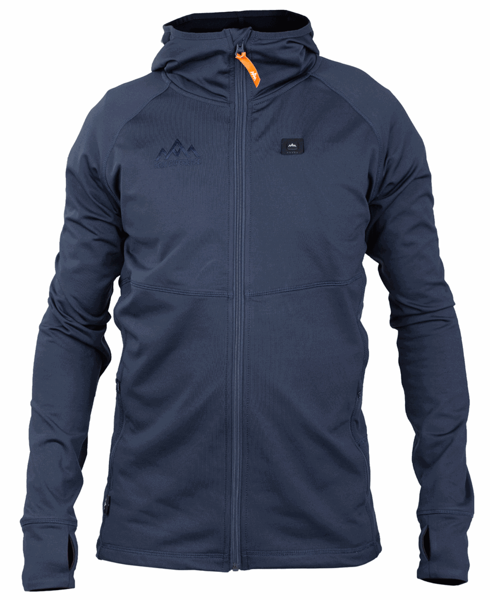 Heated Anyday Zip-Hoodie Marineblå
