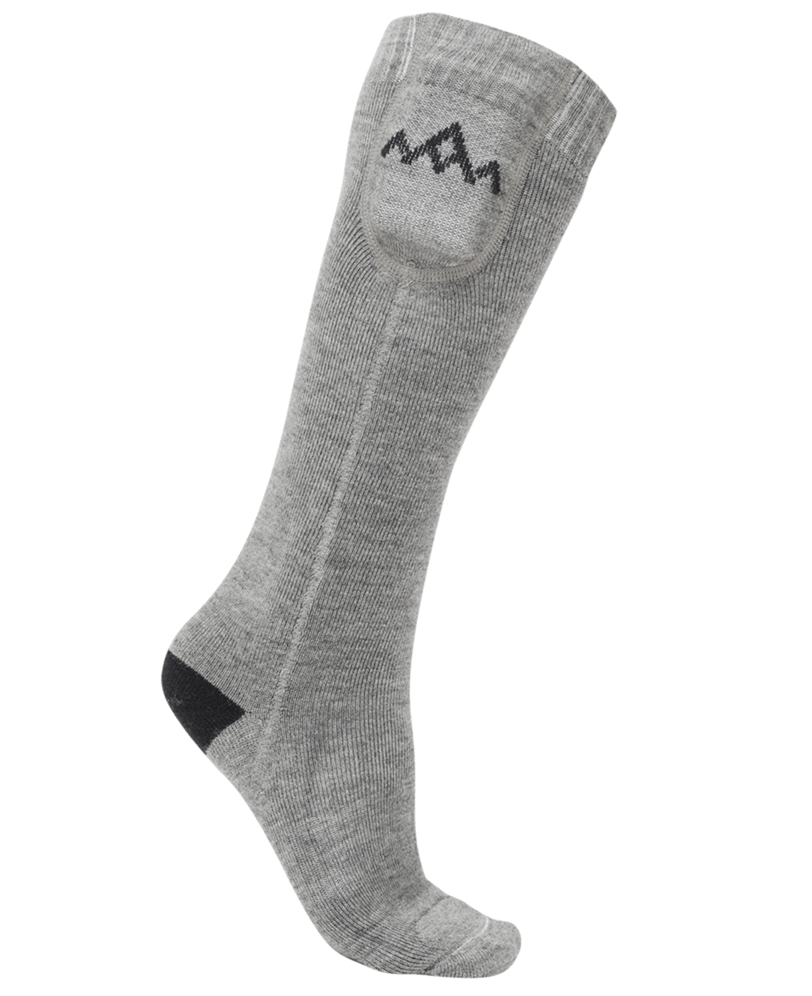 Heated Everyday Socks w/battery V2 Grey