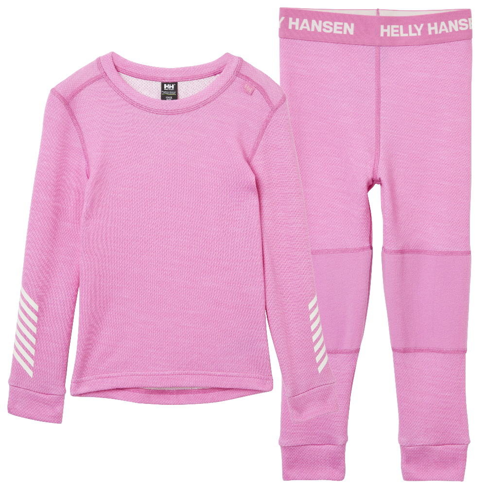 Lifa Merino Set Barn Meta Pink